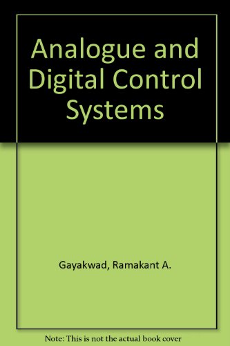 Book Analog And Digital Control Systems free