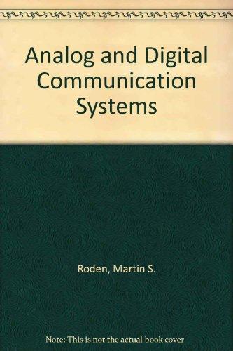 Book Analog and digital communication systems free