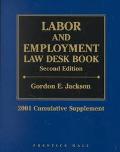 Book Labor and Employment Law Desk Book: 2001 Cumulative Supplement (Labor and Employment Law Desk Book. Cumulative Supplement, 2001) free