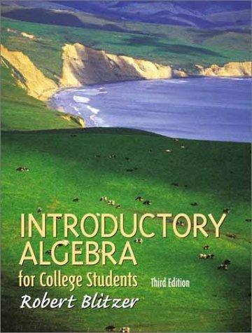 Book Introductory Algebra for College Students (3rd Edition) free