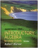 Book Introductory Algebra for College Students 3rd Third Edition Annotated Instructor's Edition free