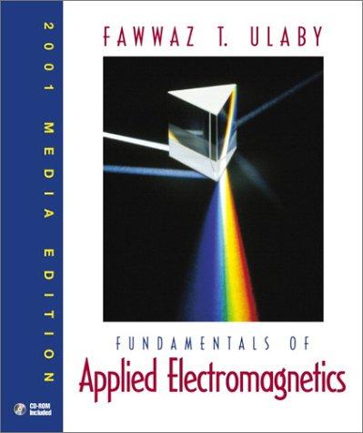 Book Fundamentals of Applied Electromagnetics 2001 Media Edition (With CD-ROM) free