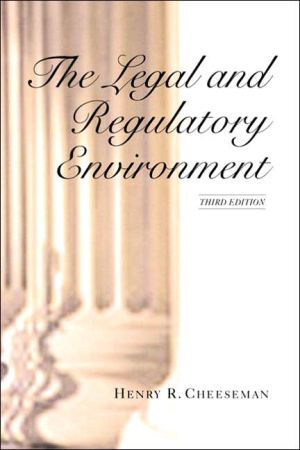 Book The Legal and Regulatory Environment (3rd Edition) free
