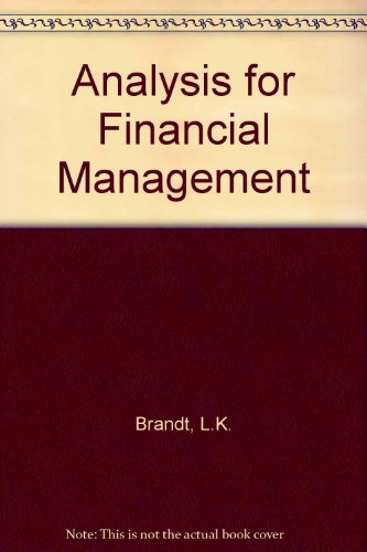 Book Analysis for financial management free
