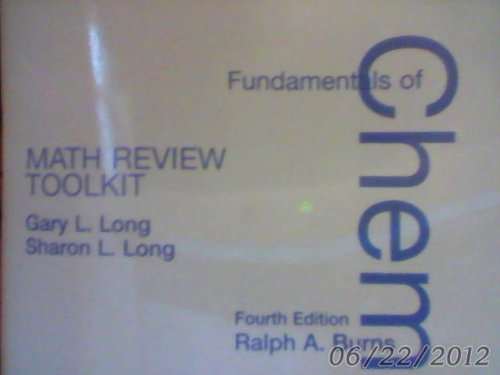 Book Fundamentals of Chemistry: Math Toolkit free
