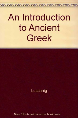 Book An Introduction to Ancient Greek free