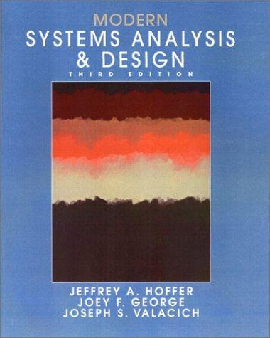 Book Modern Systems Analysis and Design (3rd Edition) free