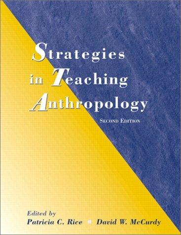 Book Strategies in Teaching Anthropology (2nd Edition) free