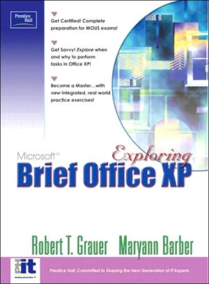 Book Exploring Microsoft Office XP Professional, Brief free