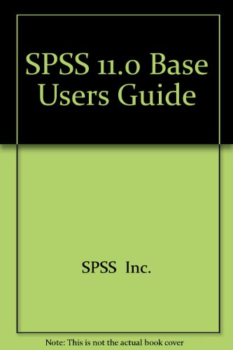 Book Spss 11.0 Base Users Guide free