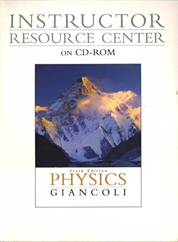 Book Instructor Resource Center on CD-ROM for "Physics" 6th ed by Giancoli free