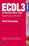 Book Ecdl3 For Microsoft Office 2000: Word Processing (ecdl3 For Microsoft Office 95/97) free