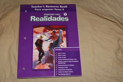Book Vocabulary & Grammar Transparencies Realidades Level 1 free