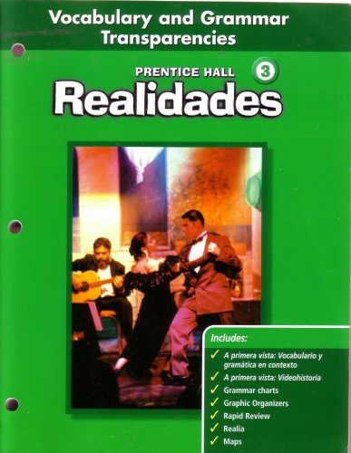 Book Vocabulary & Grammer Transparencies Level 3 (Realidades 3) free