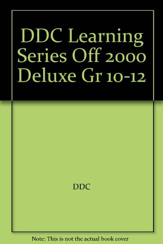 Book Ddc Learning Series Off 2000 Deluxe Gr 10-12 free