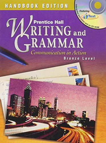 Book PRENTICE HALL WRITING AND GRAMMAR HANDBOOK STUDENT EDITION GRADE 7 2004C free