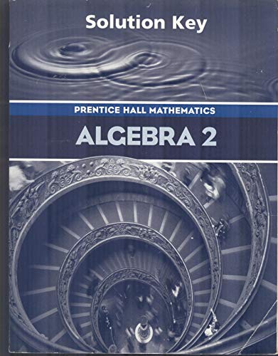 Book Prentice Hall Algebra 2 Solution Key free