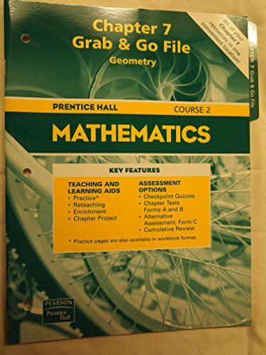 Book Prentice Hall Mathematics Chapter 7 Grab & Go File Geometry Course 2 free