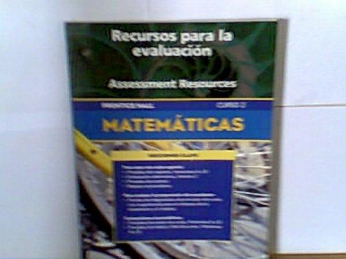 Book Prentice Hall Math Course 2 Spanish Assessment Resources Blackline      Masters 5th Edition 2004c free