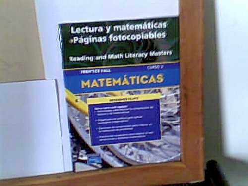 Book Prentice Hall Math Course 2 Spanish Reading And Math Literacy Blackline Masters 5th Edition 2004c free