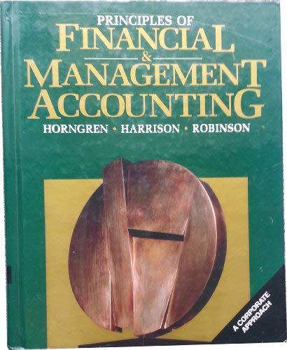 Book Principles of Financial and Management Accounting: A Corporate Approach free