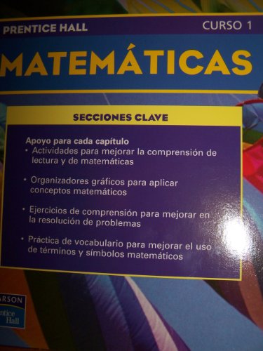 Book Prentice Hall Math Course 1 Spanish Reading And Math Literacy Blackline Masters 2004 C free