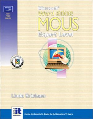 Book Microsoft Word 2002 Mous: Expert Level (Prentice Hall Test Prep Series) free