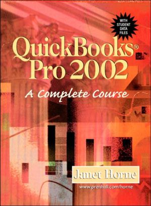 Book Quickbooks Pro 2002: A Complete Course free