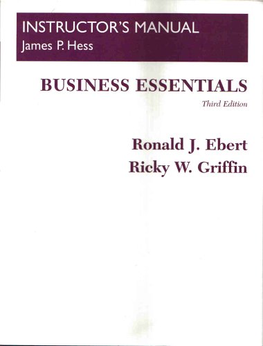 Book Business Essentials, Third Edition free