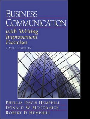 Book Business Communication with Writing Improvement Exercises (6th Edition) free
