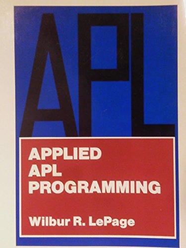 Book Applied Apl Programming free