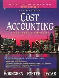Book Cost Accounting: A Managerial Emphasis (Student Guide and Review Manual) free