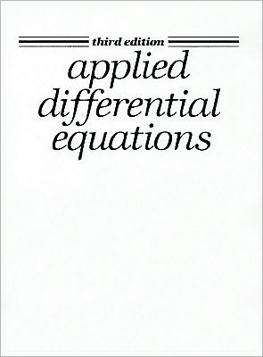 Book Spiegel: Applied Differential Eq free