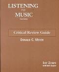 Book Listening to Music Critical Review Guide free