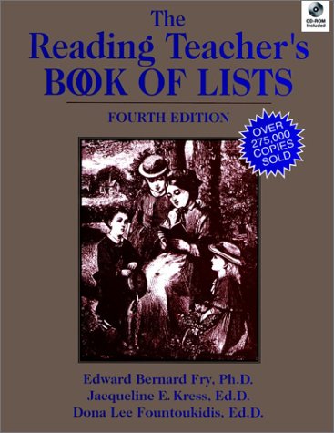 Book The Reading Teacher's Book of Lists with CD-ROM, 4th Edition free