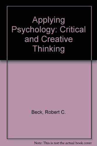 Book Applying psychology free