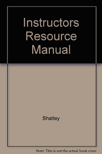 Book Instructors Resource Manual free