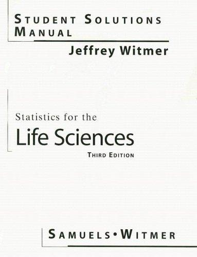 Book Statistics for the Life Sciences free