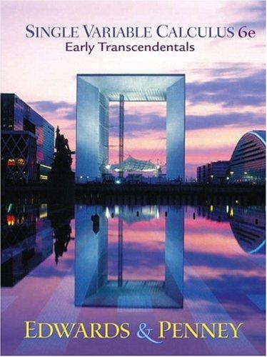Book Single Variable Calculus Early Transcendentals Version (6th Edition) free