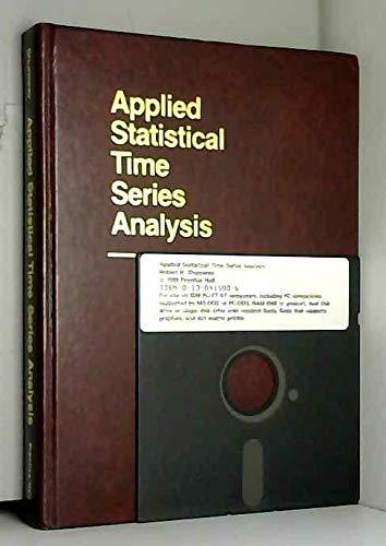 Book Applied Statistical Time Series Analysis (PRENTICE HALL SERIES IN STATISTICS) free