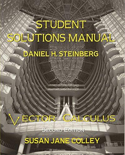 Book Student Solutions Manual for Vector Calculus, 2nd Edition free