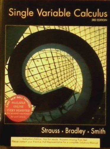 Book Single Variable Calculus (3rd Edition) free