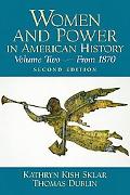 Book Women and Power in American History, Volume II (2nd Edition) free