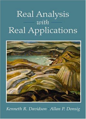 Book Real Analysis With Real Applications free