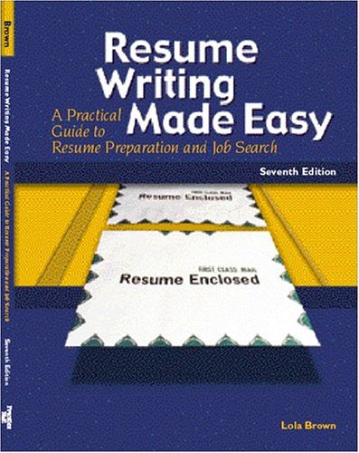 Book Resume Writing Made Easy (7th Edition) free
