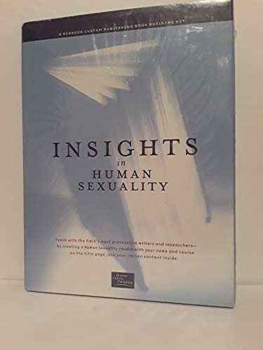 Book Insights In Human Sexuality 0130418714 Edition: 1st Paperback Textbook Plus Cd Author(s): Hock,a. free