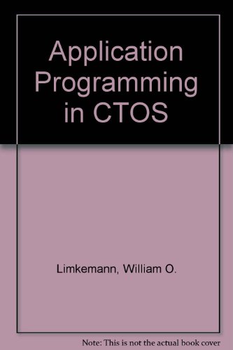 Book Application Programming In Ctos free