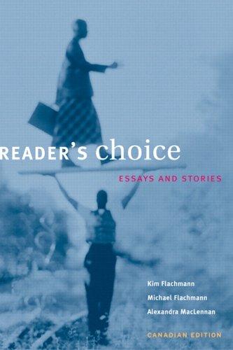 Book Reader's Choice: Essays and Stories, Canadian Edition free Book Reader's Choice: Essays and Stories, Canadian Edition free