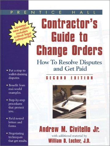 Book Contractor's Guide to Change Orders free
