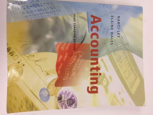Book Accounting, Third Canadian Edition (3rd Edition) free